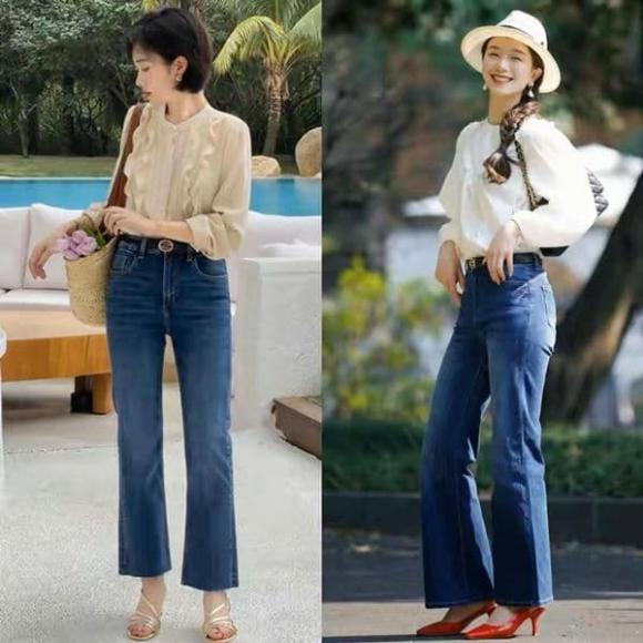 quần ống chuông, quần ống loe, thời trang mùa xuân