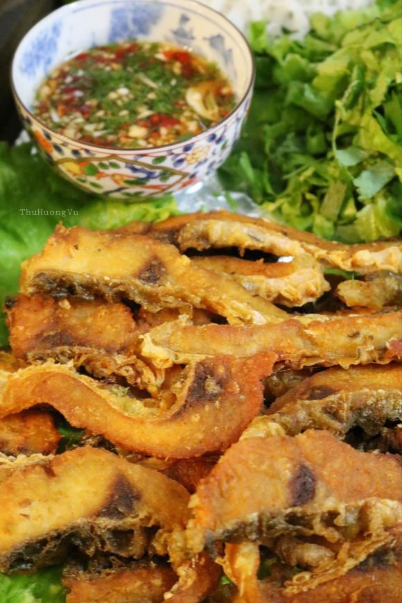 bún cá chấm, bún cá chan, công thức bún cá