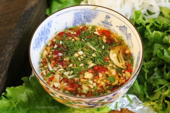 bún cá chấm, bún cá chan, công thức bún cá