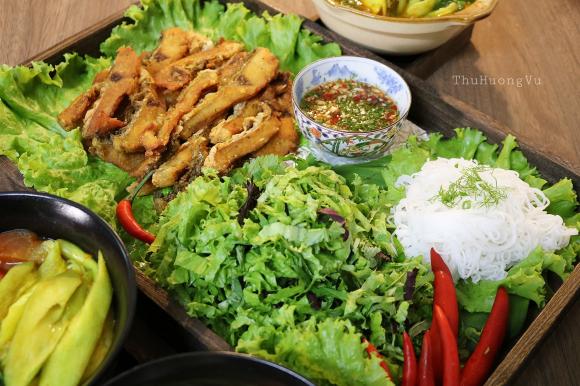bún cá chấm, bún cá chan, công thức bún cá