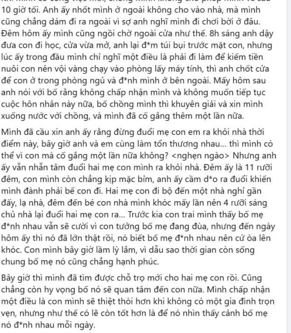 chồng bạo lực, chồng vũ phu, chồng đánh vợ