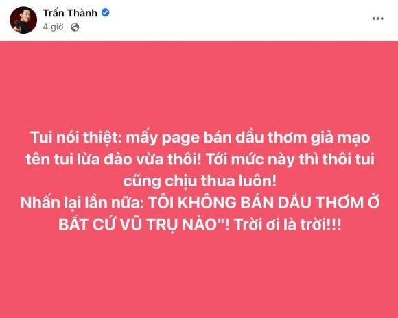 MC Trấn Thành, danh hài Trấn Thành, sao Việt