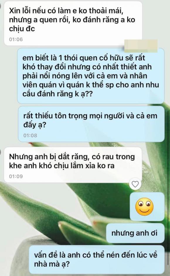 lần đầu đi hẹn hò, chuyện tình cảm, chửi quán ăn