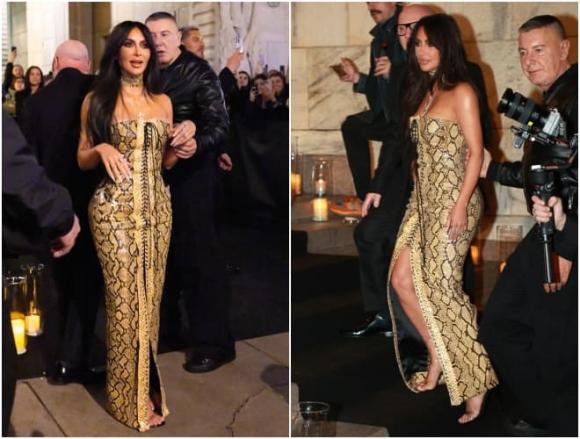 Kim Kardashian, Kim Kardashian chật vật di chuyển lên cầu thang, Tuần lễ thời trang Milan