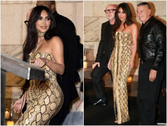 Kim Kardashian, Kim Kardashian chật vật di chuyển lên cầu thang, Tuần lễ thời trang Milan