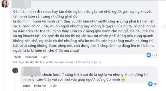 nhường ghế cho trẻ nhỏ, bóc phốt trên mạng xã hội, nhường ghế xe bus