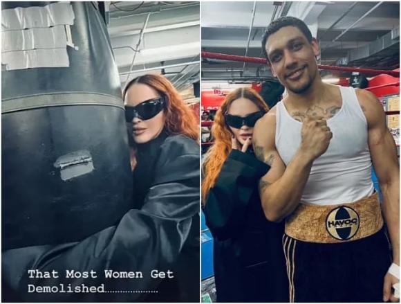 Madonna, Madonna cặp kè bên bạn trai mới kém 35 tuổi, Madonna và huấn luyện viên quyền anh, Josh Popper hẹn hò