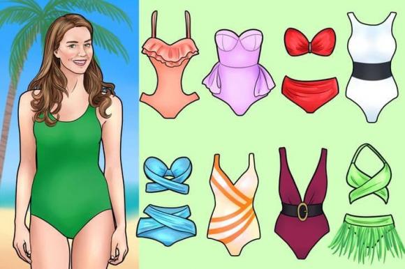 chọn áo tắm, mua áo tắm, chọn áo tắm hợp dáng