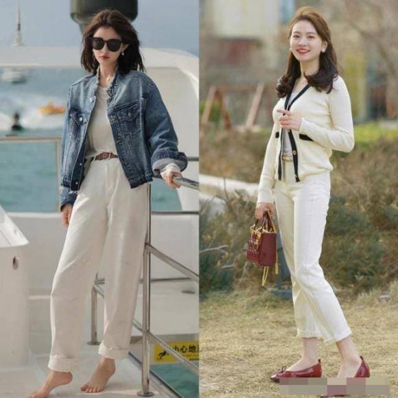 quần trắng, thời trang, mặc đẹp với quần trắng
