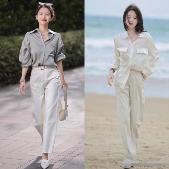 quần trắng, thời trang, mặc đẹp với quần trắng