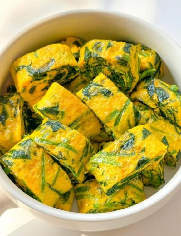 trứng cuộn, cách là trứng cuộn rau, món ngon 