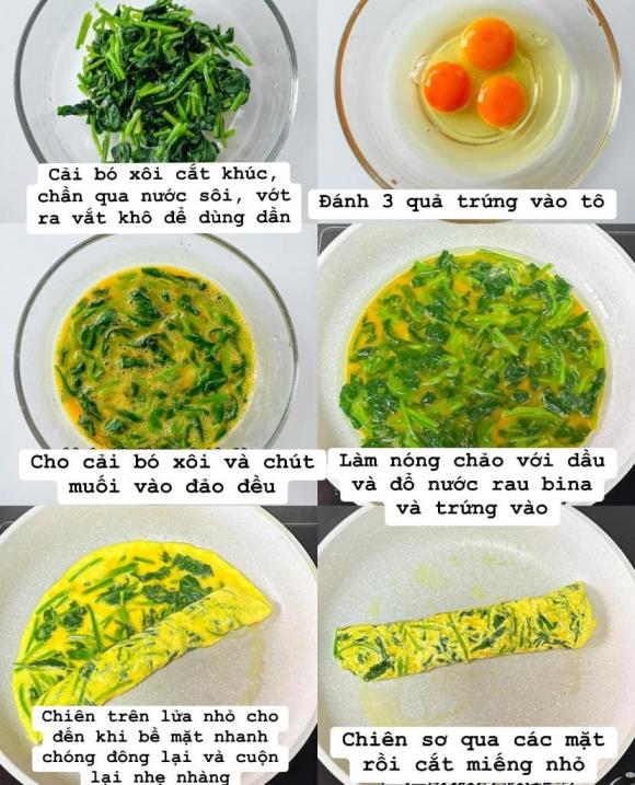trứng cuộn, cách là trứng cuộn rau, món ngon 