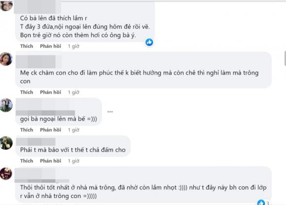 chăm cháu, mẹ chồng con dâu, bà nội chăm cháu