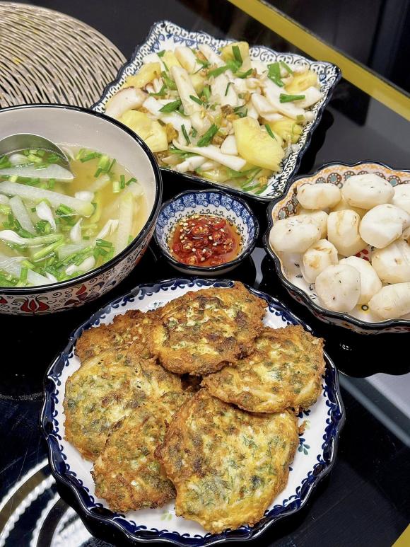 mâm cơm, mâm cơm con, thực đơn cơm nhà 