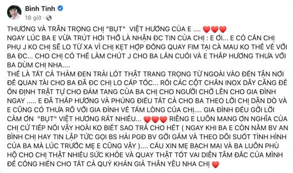 NSƯT Vũ Linh, NS Bình Tinh, danh hài Việt Hương, sao Việt