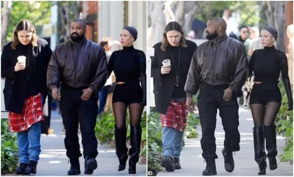 Kanye West, vợ mới Bianca Censori, con gái North, sao Hollywood