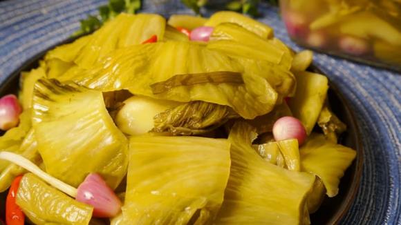 dưa cải muối, muối dưa cải, công thức dưa muối