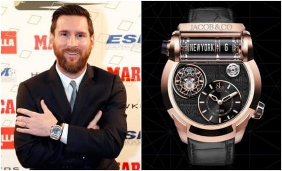 Lionel Messi, đồng hồ đắt nhất của Lionel Messi, sao Hollywood, đồng hồ, đồng hồ người nổi tiếng