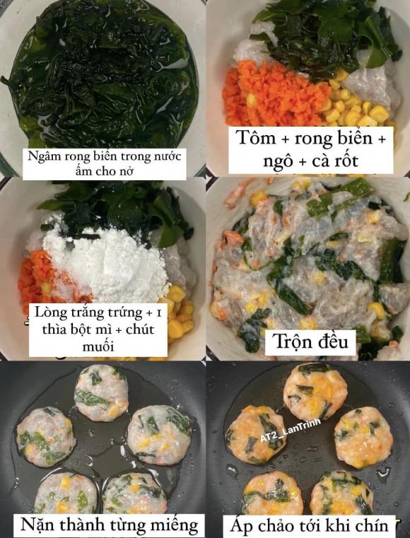 chả tôm rong biển, chả tôm, món ngon từ tôm