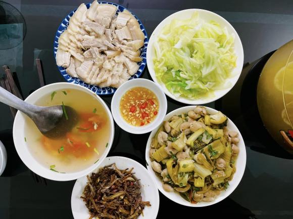 mâm cơm, mâm cơm ngày nóng, món ngon 
