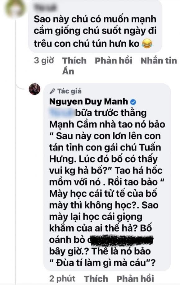 ca sĩ Duy Mạnh, ca sĩ Tuấn Hưng, sao Việt