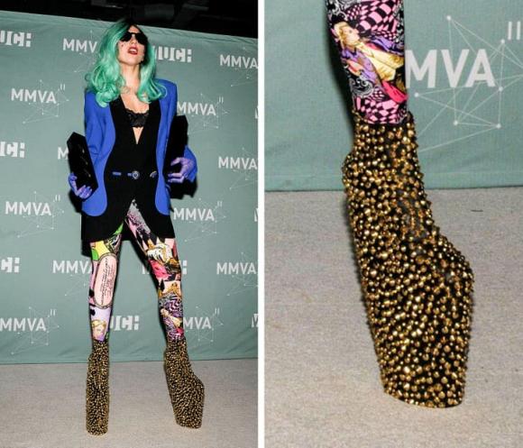 Lady Gaga, giày Lady Gaga, thời trang sao 