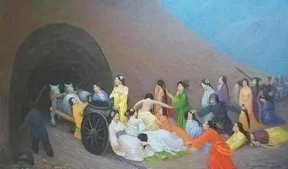 lăng mộ, trôn sống người trong lăng mộ, tuẫn táng