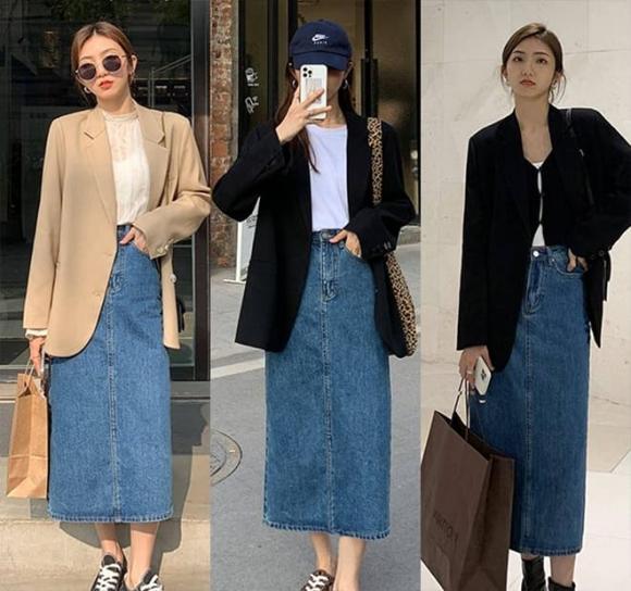 thời trang, Áo ngắn kết hợp chân váy, thời trang mùa hè, thời trang mùa hè ngoài 30 tuổi mặc được