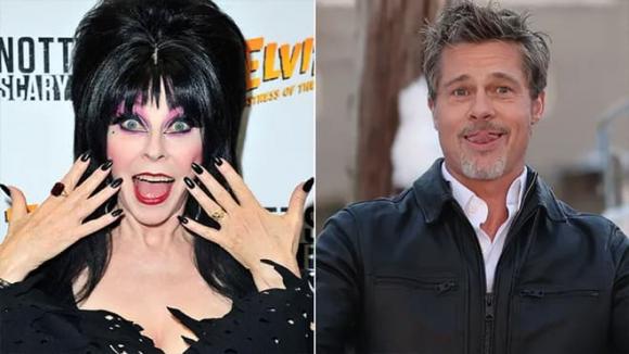 Brad Pitt, Elvira bán cho Brad Pitt biệt thự ma ám, Cassandra Peterson