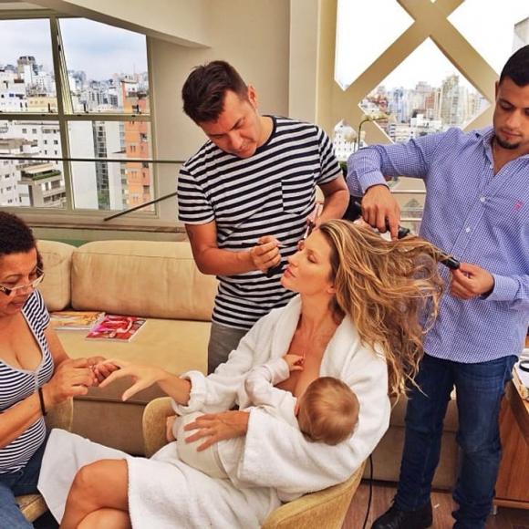 Gisele Bündchen, dạy con, dạy con ngồi bô 