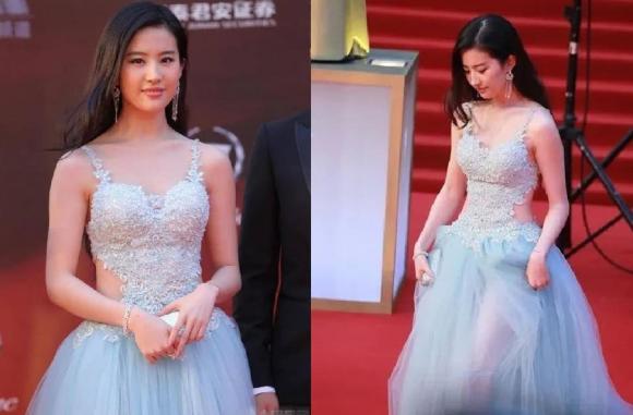 Lưu Diệc Phi và Tống Dật , sao đụng váy, sao hoa ngữ
