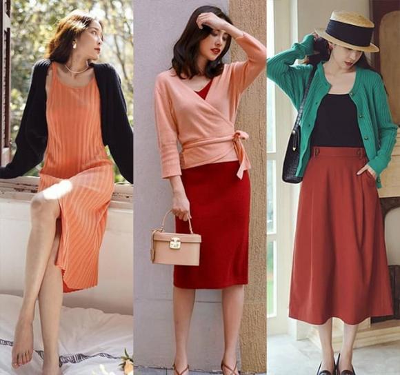 trang phục cho người nhỏ nhắn, phối hợp màu sắc, trang phục vào mùa hè, trang phục khoe đôi chân dài