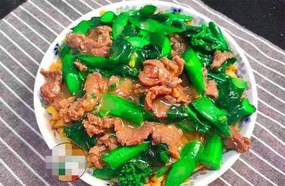 cải ngồng, cải xào, món ngon mỗi ngày