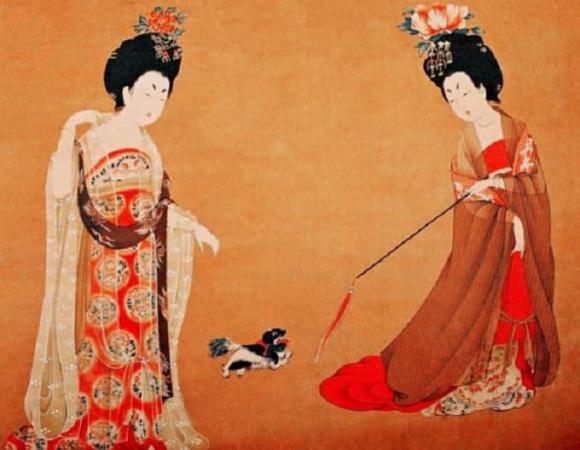 váy phụ nữ cổ đại, cổ đại, thời xưa, vạt váy phụ nữ, 