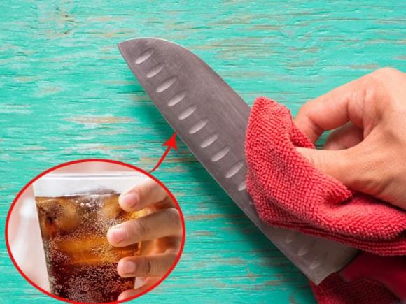 dao bị gỉ sét, dao bị cùn, mẹo tẩy dao gỉ sét