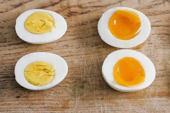 trứng, sức khỏe, trứng luộc, trứng chín kỹ, trứng lòng đào, 