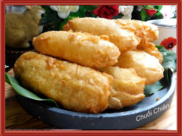 bánh chuối, cách làm bánh chuối, món ngon 