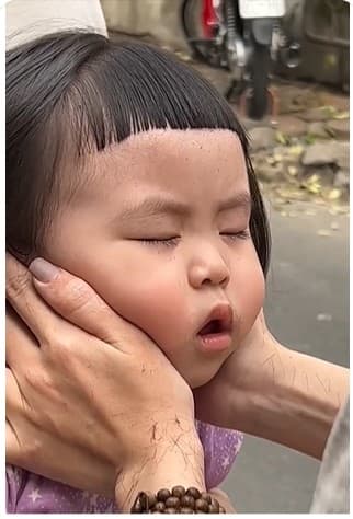 cắt tóc trên đường phố, cắt tóc trẻ em, cắt tóc