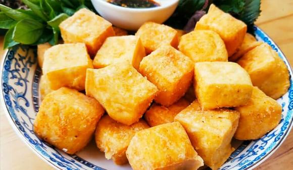 đậu phụ rán, đậu phụ, mẹo rán đậu phụ