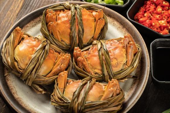 món ăn ngon, hấp cua, thời gian hấp cua, nước dùng hấp cua, hấp cua da, mẹo hấp cua