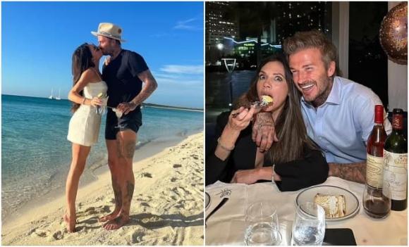 Trước trận Anh  Ý gia đình David Beckham lại gây bão mạng