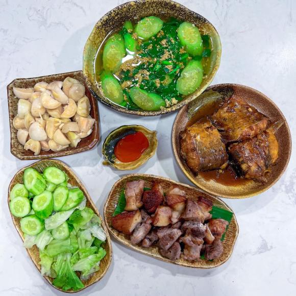 mâm cơm, mâm cơm nhà  ngon, món ngon 