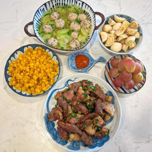 mâm cơm, mâm cơm nhà  ngon, món ngon 