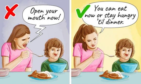 chăm con, dạy con, đối phó con khi cứng đầu, cha mẹ dạy con