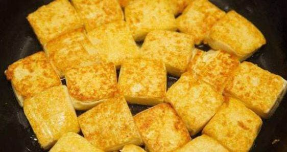 đậu phụ, đậu phụ chiên, đậu rán, dạy nấu ăn,