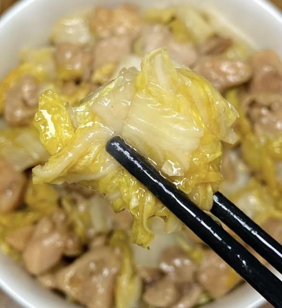 cải thảo xào thịt gà, món ngon từ thịt gà, món ngon từ cải thảo