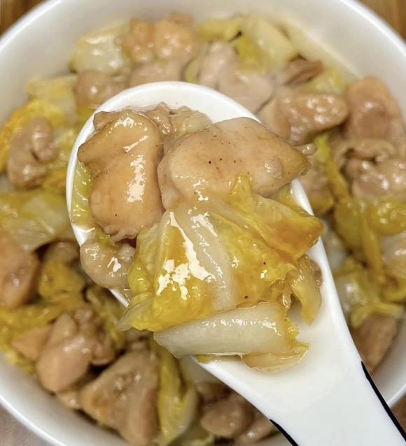 cải thảo xào thịt gà, món ngon từ thịt gà, món ngon từ cải thảo