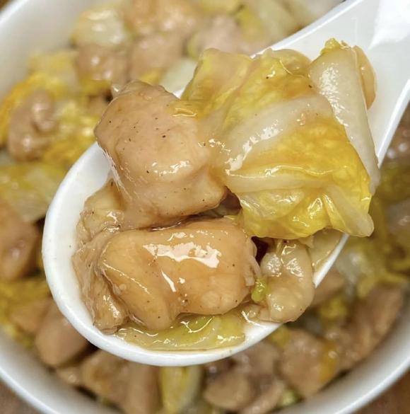 cải thảo xào thịt gà, món ngon từ thịt gà, món ngon từ cải thảo
