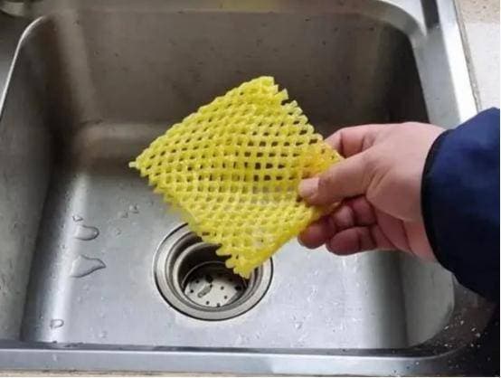 mẹo vặt, mẹo vặt hay, công dụng của túi xốp lưới bọc hoa quả, túi xốp lưới, túi xốp bọc hoa quả