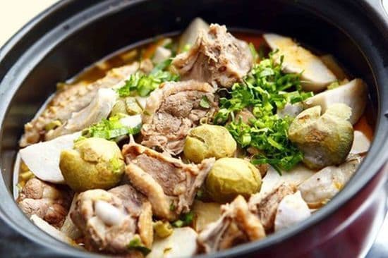 vịt om sấu, cách nấu vịt om sấu, món ngon 